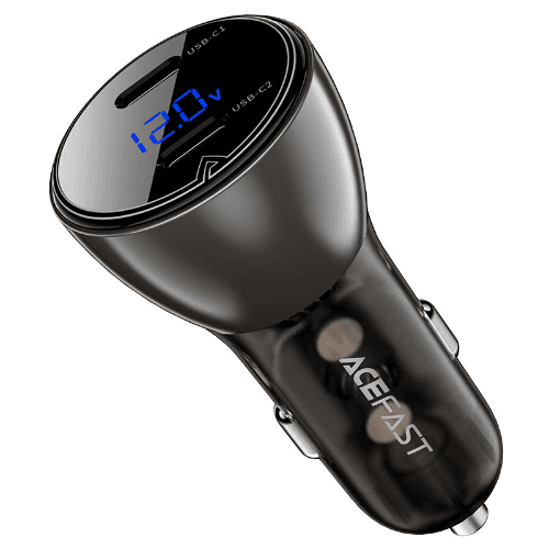 Fast Charge Car Charger B10 60W (2Xusb-C)