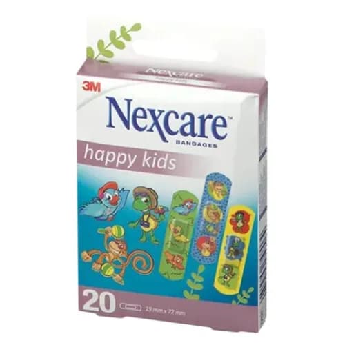 3M Nexcare Happy Kids Bandages 20 Pieces