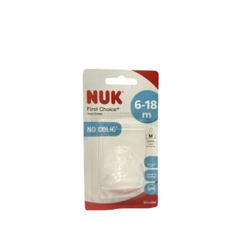 Nuk Fc Plus Teat Silicone S2 M 1/Blc 10721273