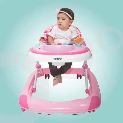 Moon - Muv Baby/Child Walker With Music & Toys (Pink)