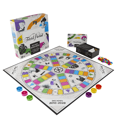 Trivial Pursuit Decades 2010 to 2020 Board Game