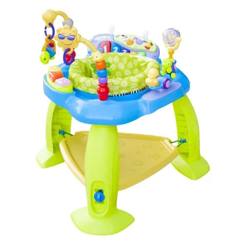 Moon - Baby Jumper Activity Center W/ Adjustable Seat (Blue)