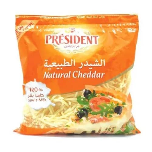 President Natural Cheddar Shredded 200Gr