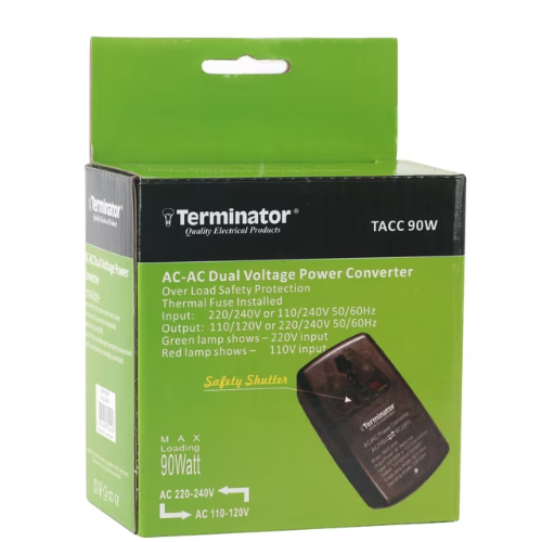 Terminator AC/DC Dual Voltage Power Converter