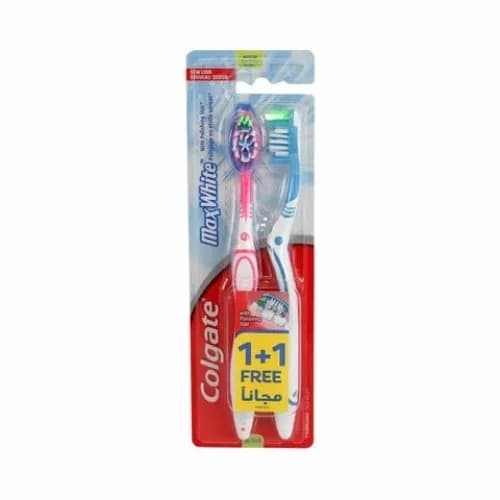 Colgate Toothbrush Max White Medium 2's