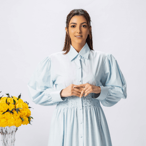 558 Spring Dress - Blue