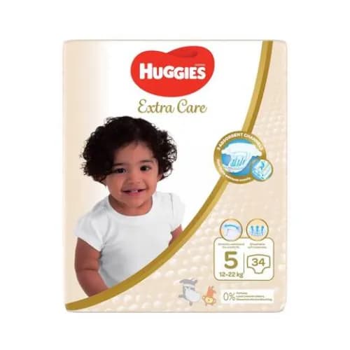 Huggies Diapers Ultra Comfort Value Pack Size 5 12-22Kg 34 Count