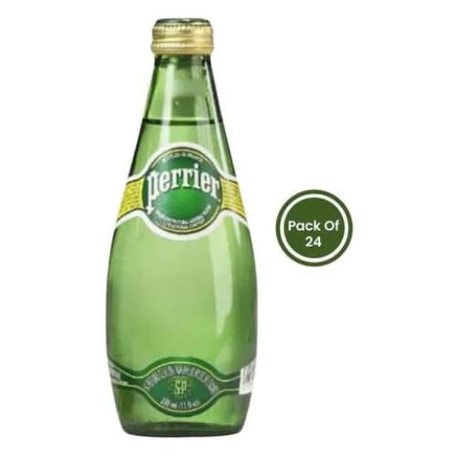 Perrier Sparkling Water Regular 330ml x Pack of 24