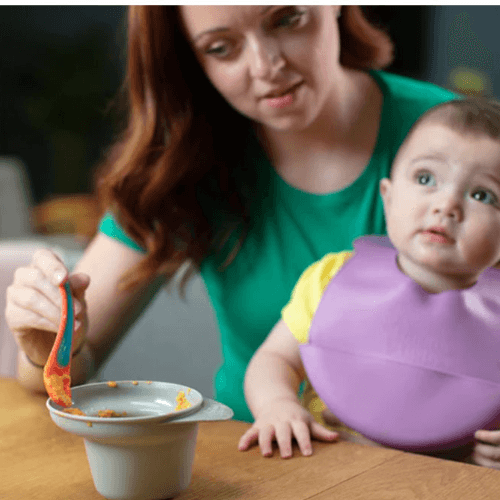 Tommee Tippee On The Go Feeding Bowl X 2, Lid And Spoon