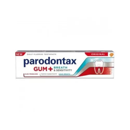 Parodontax Toothpaste Gum Plus Breath & Sensitivity Original 75ml