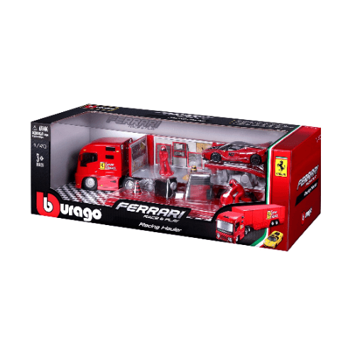 Bburago فيراري سباق ولعب هاولر Playset