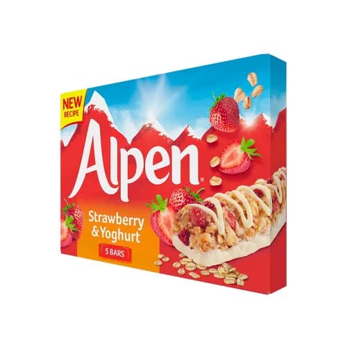 Alpen Strawberry & Yogurt Cereal Bars 29g×5