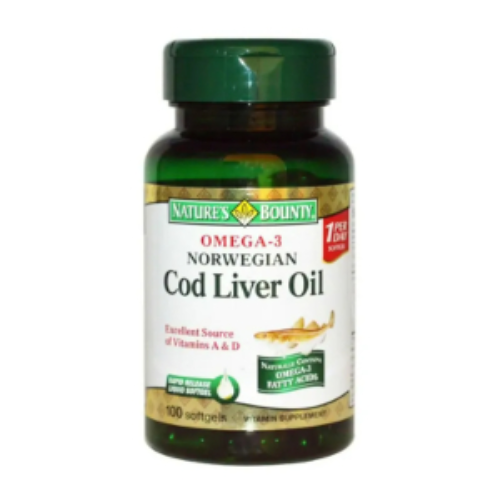 Natures Bounty Cod Liver Oil 100'S Cap