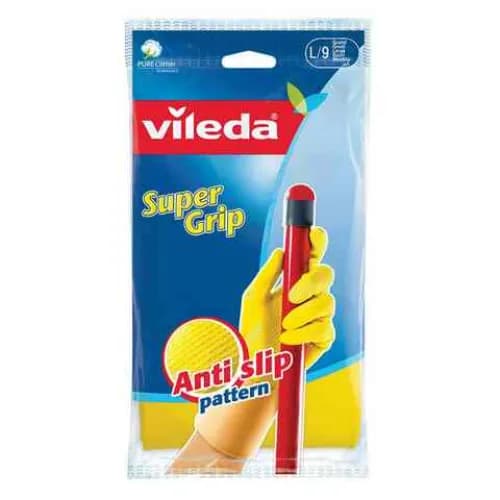 Vileda Super Grip Hand Gloves Large