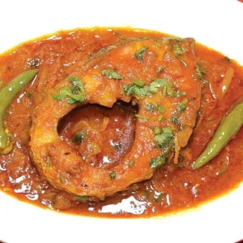 Ruhi Fish Curry with White Rice