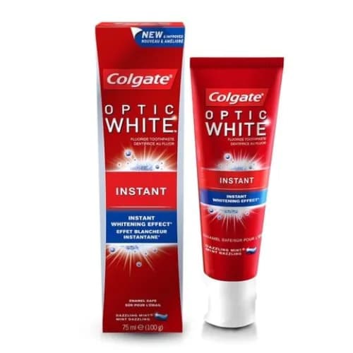 Colgate Optic White Instant Whitening Toothpaste 75ml