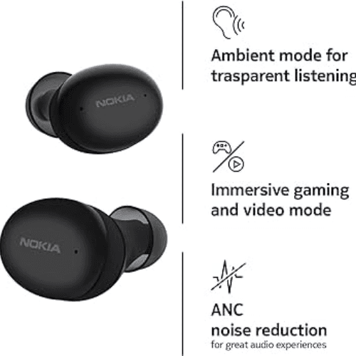 Nokia True Wireless In-Ear Headphones (TWS 631) - Black