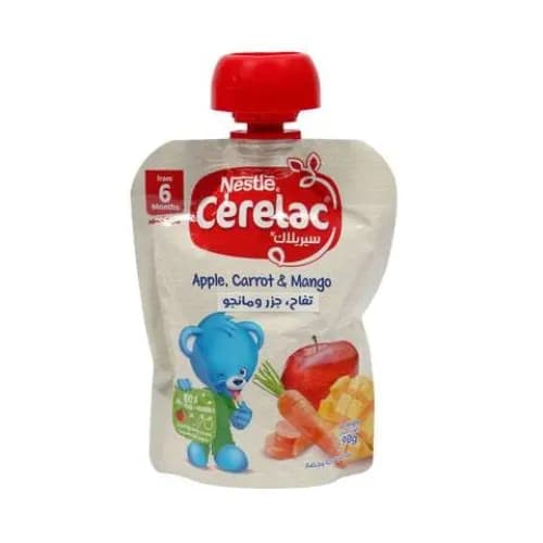 Nestle Cerelac Apple, Carrot & Mango 90g