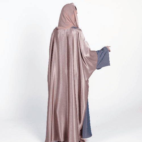 Abaya Code 21 - Pink/Light Purple