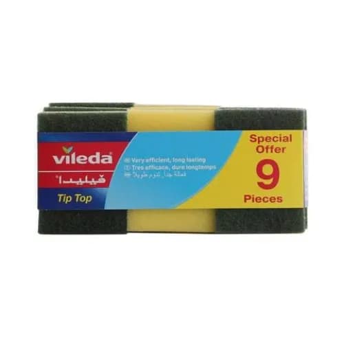 Vileda Tip Top Scourer 9Pcs