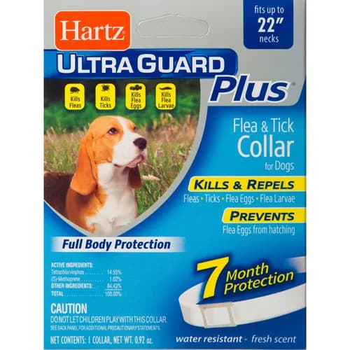 Hartz Ultraguard Plus Flea & Tick Dog Collar 25G