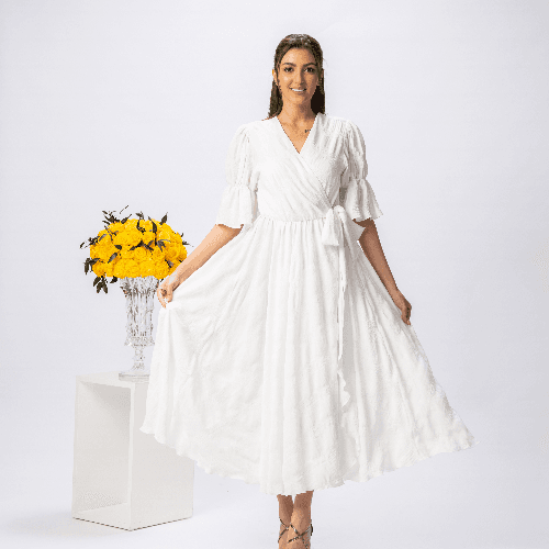 550 Spring Dress - White