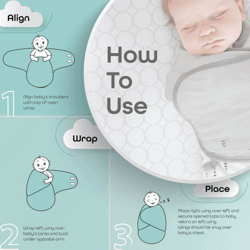 Moon Organic Swaddler-Pink L