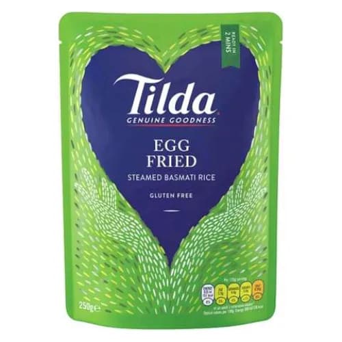 Tilda Gluten Free Basmati Rice Steamed Egg Fried 250G