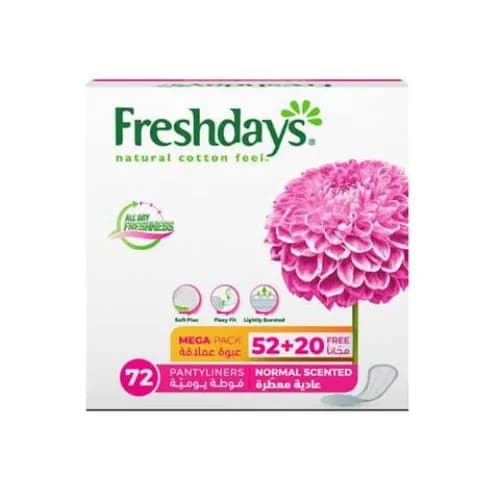 Sanita Freshdays Scented Pantyliners Mega Pack 72 Pieces