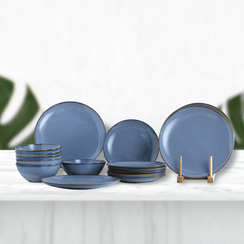 Pearl blue ChiChi Dinner Set 18pcs