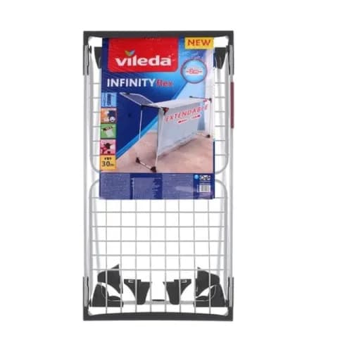 Vileda Infinity Flex Cloth Dryer Extendables 2M Stainless Steel