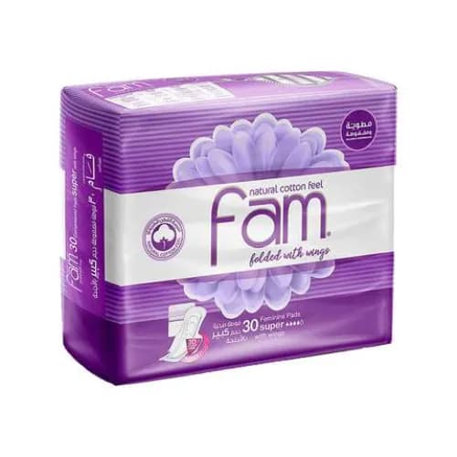 Fam Super With Wings 30 Pads