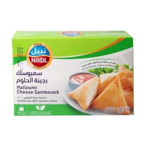 Nabil Halloumi Cheese Sambousik 300G