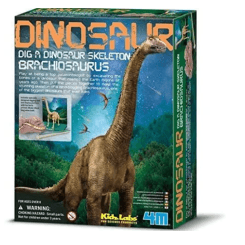 4M Fun Science Kidz Labs Brachiosaurus Skeleton Excavation Kit