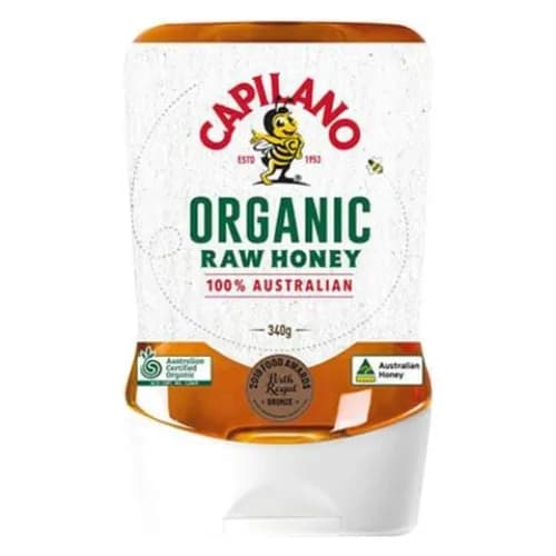 Capilano Organic Raw Honey 340g