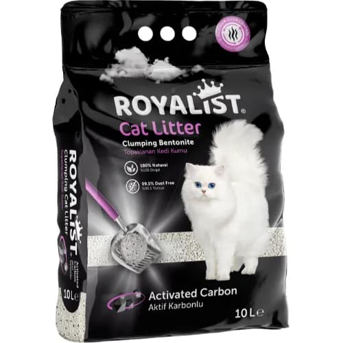 Royalist Hygiene Cat Litter Activated Carbon 10 L