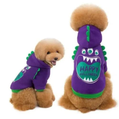 Dog Clothes Purple L