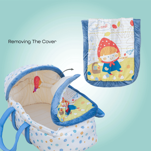 Moon - Moses Basket (Pink)