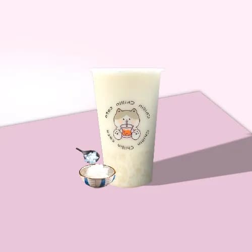 Oolong Milk Tea With Coconut Jelly