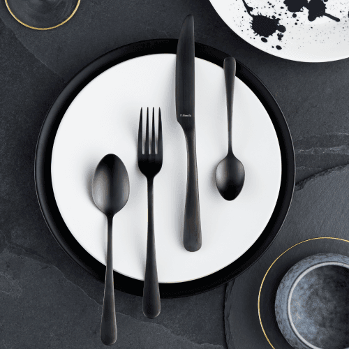 Amefa Austin Black Cutlery Set –24pcs
