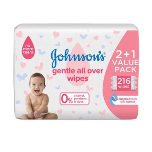 Johnson's Baby Wipes Gao 216's