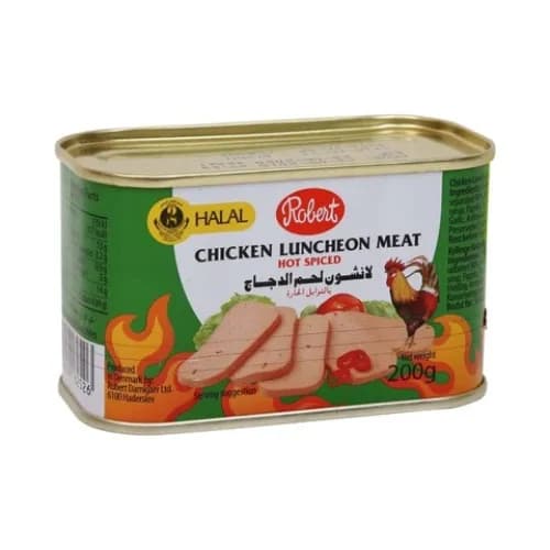 Robert Chicken Luncheon Meat Hot Spiced 200G