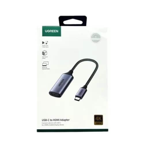 Adapter Usb-C To Hdmi Size10Cm Length Black Colour From Ugreen - 13143