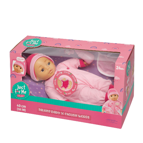 Just For Me Talking Baby Doll With 50 Words (40 Cm)