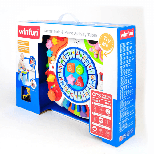 Winfun - Letter Train & Piano Activity Table