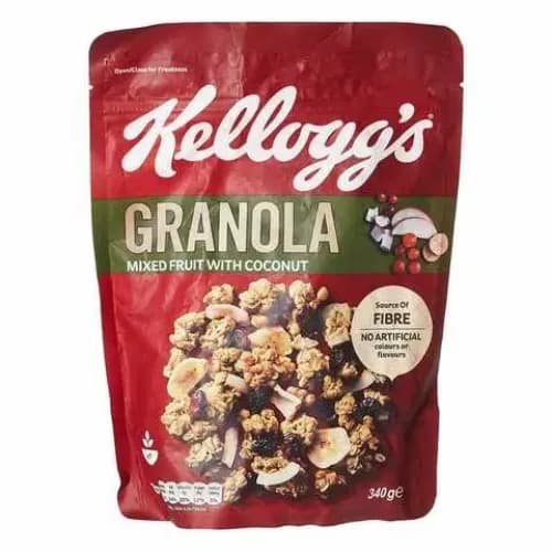 Kellogg's Granola Mixed Fruit With Coconut Chocolate 340g