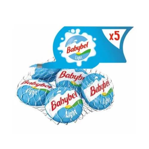 Mini Babybel Light Cheese, Pack Of 5 Pieces, 100G