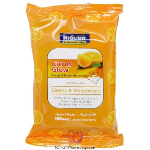 Higeen Antibact Wipes Citrus 15 S