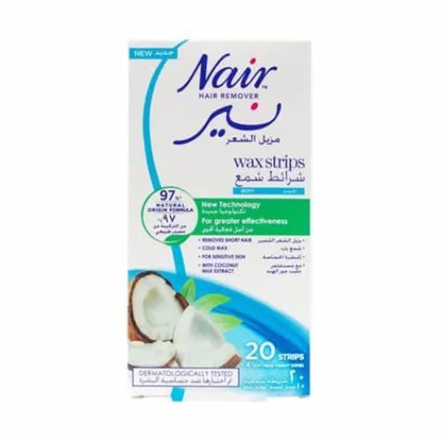 Nair Body Wax Strips Coconut 20 S