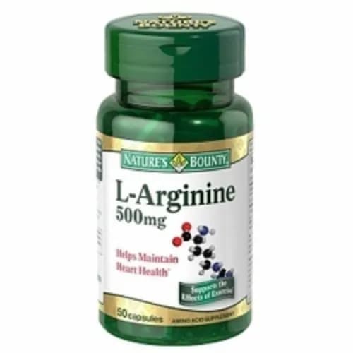 Natural Bounty L Arginine 500 Mg Capsules 50S